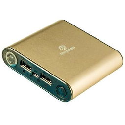 麦格菲斯p180 移动电源 6600mah 双usb输出 香槟色 适用于苹果 三星note 小米等移动电源 移动电源产品图片2 it168